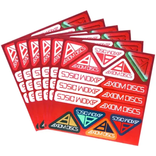 Axiom Discs | Stickerbogen | Aufkleber
